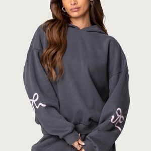 Edikted Bow Hoodie
